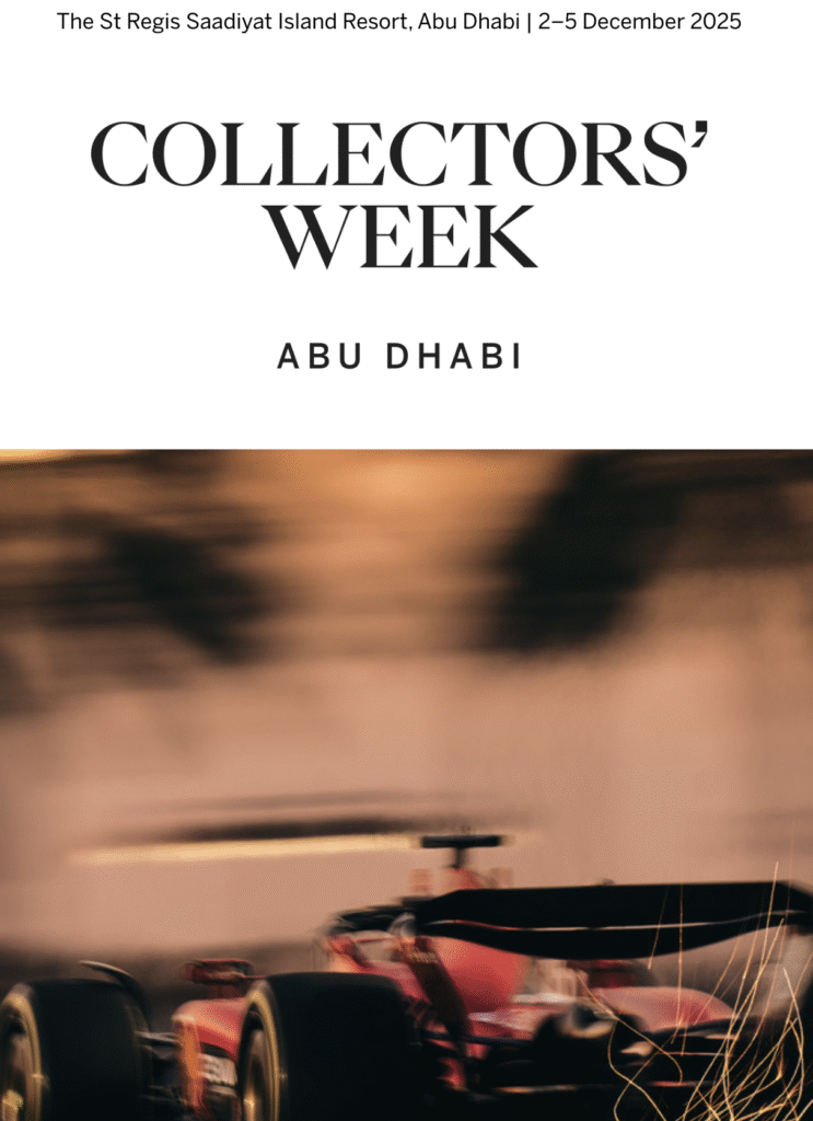 THE COLLECTOR WEEK ABU DHABI EVENT UPCOMING